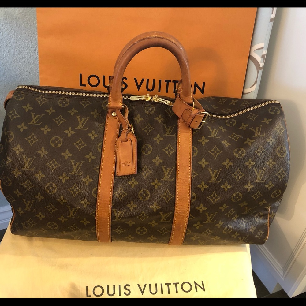 Authentic vintage Louis Vuitton keepall 50 - Picture 2 of 8
